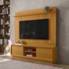 Painel Home Theater Siena Para Tv 75 Pol 2 Portas 184 cm Cinamomo Madetec