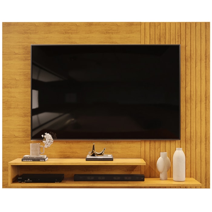 Painel Tv 50 Pol 136cm Nando Cedro Cedro DJ M l Milani Store