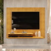 Painel Para Tv 50 Pol 136 cm Nando Cedro Cedro DJ Moveis