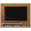 Painel Para Tv 55 Pol Ripado 134 cm Ripe Freijo Off White Dj Moveis