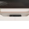 Painel Para Tv 60 Pol 2 Portas 160 cm Levi Off White Freijo Dj Moveis
