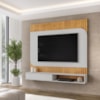 Painel Para Tv 65 Pol 1 Porta 150 cm Tom Cedro Bali Dj Moveis