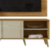 Painel Rack Bancada Tv 60 Pol 160 cm Cronos Cumaru Opala MADETEC