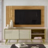 Painel Rack Bancada Tv 60 Pol 160 cm Cronos Cumaru Opala MADETEC