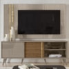 Painel Rack Bancada Tv 60 Pol 160 cm Cronos Fend Naturale MADETEC