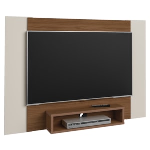 Painel Supenso Para TV 47 Pol 120 cm Cedro Off White ARLY