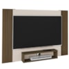 Painel Supenso Para TV 47 Pol 120 cm Pinho Ripado Off White ARLY
