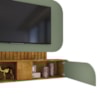 Painel Suspenso Organico Tv 55 Pol 156 cm Jurere Naturalle Pistache BECHARA