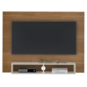 Painel Suspenso Para TV 50 Pol 120 cm Cinamomo Off White ARLY