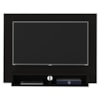 Painel Suspenso Para TV 50 Pol 120 cm Preto ARLY