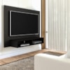 Painel Suspenso Para TV 50 Pol 120 cm Preto ARLY