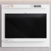 Painel Suspenso Para TV 50 Polegadas BP Tessa 120 cm Branco Eratto Moveis