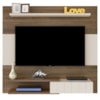 Painel Suspenso Para TV 55 Pol 135 cm Pinho Off White ARLY