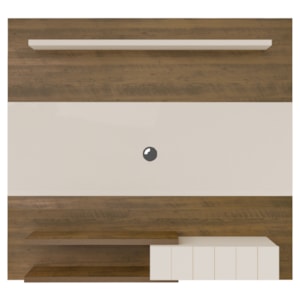 Painel Suspenso Para TV 55 Pol 135 cm Pinho Off White ARLY