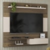 Painel Suspenso Para TV 55 Pol 135 cm Pinho Off White ARLY