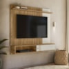 Painel Suspenso Para TV 55 Pol 136 cm 8650 Nature Off White PLLA