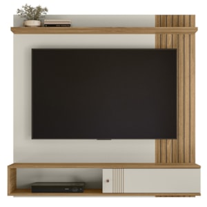 Painel Suspenso Para TV 55 Pol 136 cm 8650 Off White Nature PLLA Painel Suspenso Para TV 55 Pol 136 cm 8650 Off White Nature PLLA