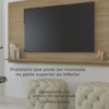 Painel Suspenso Para TV 60 Pol 1 Prateleira 180 cm Carvalho ARLY