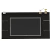 Painel Suspenso Para TV 60 Pol 1 Prateleira 180 cm Preto ARLY