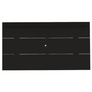 Painel Suspenso Para TV 60 Pol 1 Prateleira 180 cm Preto ARLY