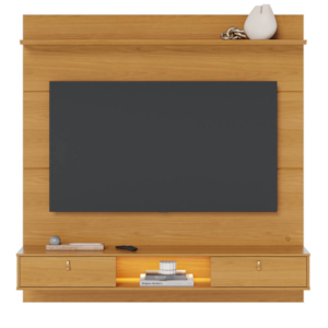 Painel Suspenso Para TV 60 Pol 160 cm Bali Com Led Naturale CLB