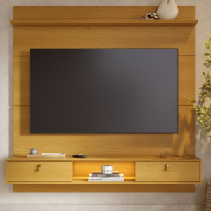 Painel Suspenso Para TV 60 Pol 160 cm Bali Com Led Naturale CLB