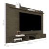Painel Suspenso Para Tv 60 Pol Roma 2 Portas Castanho Decmade