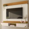 Painel Suspenso Para Tv 65 Pol Aura 2 Portas Deslizantes 182 cm Cinamomo Off White Madetec