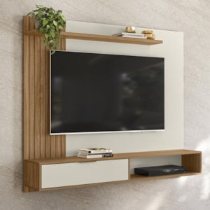 Painel Suspenso Para TV 65 Pol B5450 Nature Off White PLLA