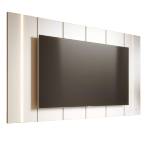 Painel Suspenso Para TV 75 Pol 240 cm Maggiore Com Led Off White Matte CLB