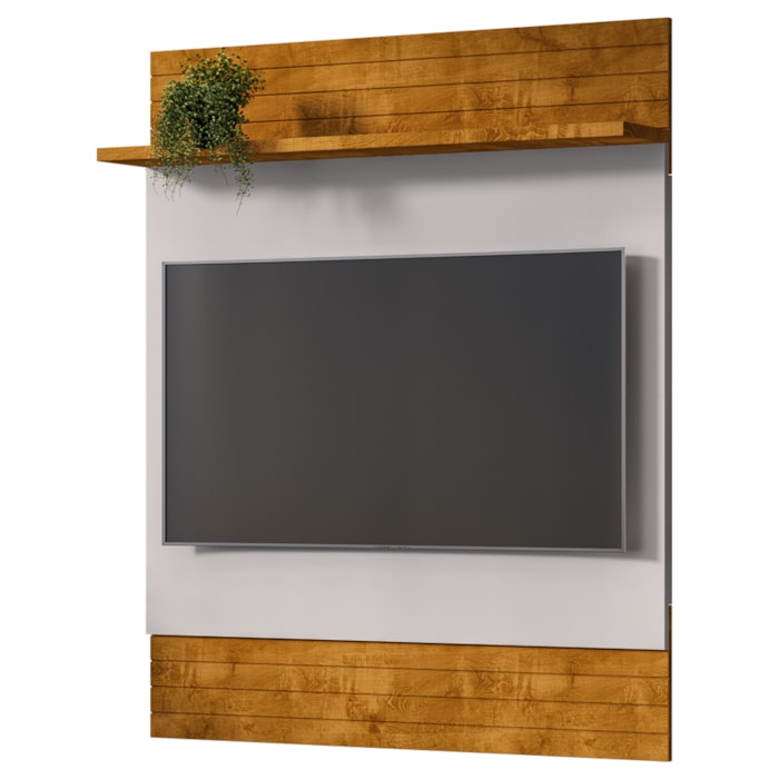 Painel Suspenso Tv 48 Pol 108 cm Guaratuba Naturalle Off White BECHARA
