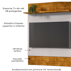 Painel Suspenso Tv 48 Pol 108 cm Guaratuba Naturalle Off White BECHARA