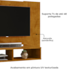 Painel Suspenso Tv 48 Pol 120 cm Navi Naturalle BECHARA