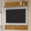 Painel Suspenso Tv 50 Pol 120 cm Angra Naturalle Off White BECHARA