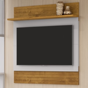 Painel Suspenso Tv 50 Pol 120 cm Angra Naturalle Off White BECHARA