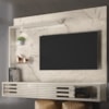Painel Suspenso Tv 50 Pol 2P 160 cm Select Calacata Off White MADETEC