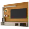 Painel Suspenso Tv 50 Pol 2P 160 cm Select Cinamomo Off White MADETEC