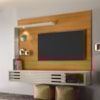 Painel Suspenso Tv 50 Pol 2P 160 cm Select Cinamomo Off White MADETEC