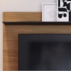 Painel Suspenso Tv 55 Pol 135 cm Maia Noce Milano Preto Colibri