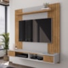 Painel Suspenso Tv 55 Pol 136 cm Ipanema Cinamomo Off White BECHARA