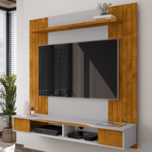 Painel Suspenso Tv 55 Pol 136 cm Ipanema Naturalle Off White BECHARA