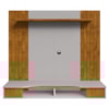 Painel Suspenso Tv 55 Pol 136 cm Ipanema Naturalle Off White BECHARA