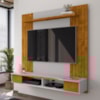 Painel Suspenso Tv 55 Pol 136 cm Ipanema Naturalle Off White BECHARA