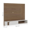Painel Suspenso Tv 55 Pol 136 cm Jurere Amendoa Off White Matte Colibri
