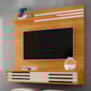 Painel Suspenso Tv 55 Pol 136 cm Sublime Cinamomo Off White MADETEC