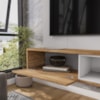Painel Suspenso Tv 55 Pol 138 cm Paraty Cinamomo Off White BECHARA
