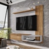 Painel Suspenso Tv 55 Pol 138 cm Paraty Cinamomo Off White BECHARA