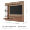 Painel Suspenso Tv 55 Pol 160 cm Denver Fendi Freijo BECHARA