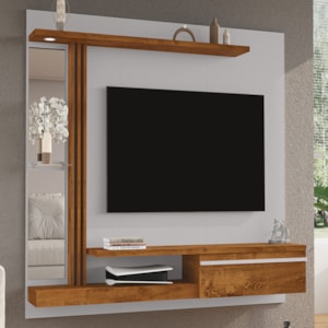Painel Suspenso Tv 55 Pol 160 cm Denver Off White Naturalle BECHARA
