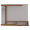 Painel Suspenso Tv 55 Pol 160 cm Denver Off White Naturalle BECHARA